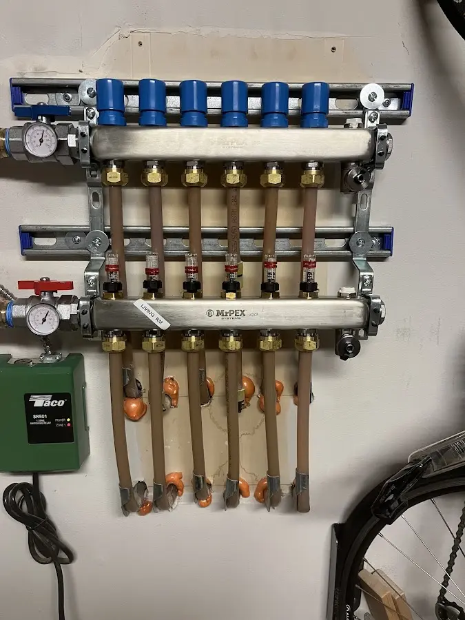 Plumber performing Leak Detection at a residential property in Vandenberg Village